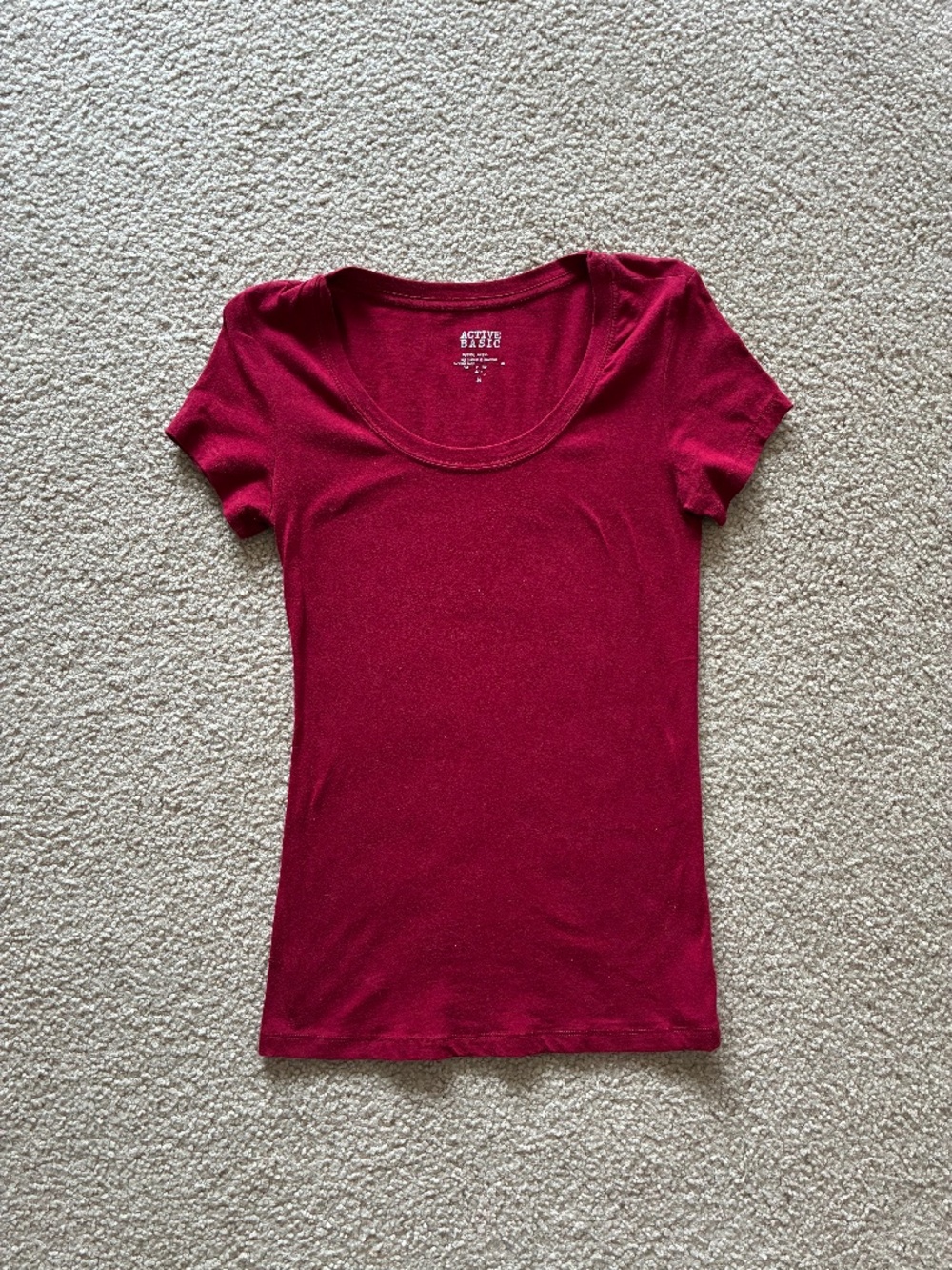 Fitted Red T-shirt